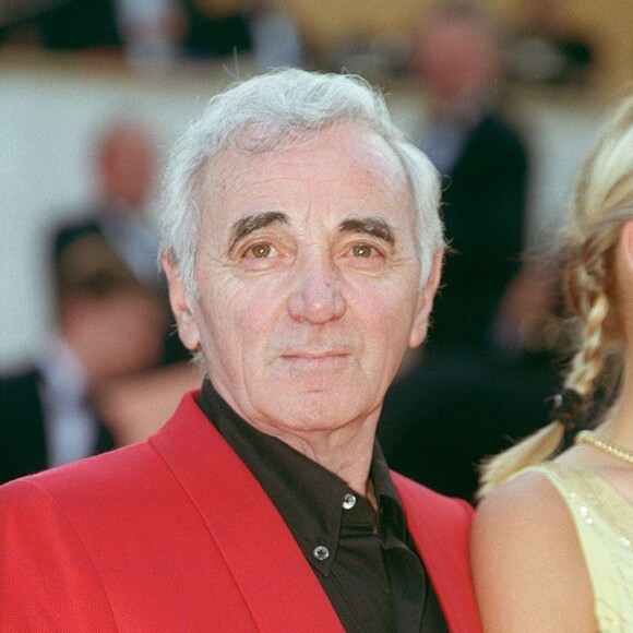 Charles Aznavour au Festival de Cannes en 1999.