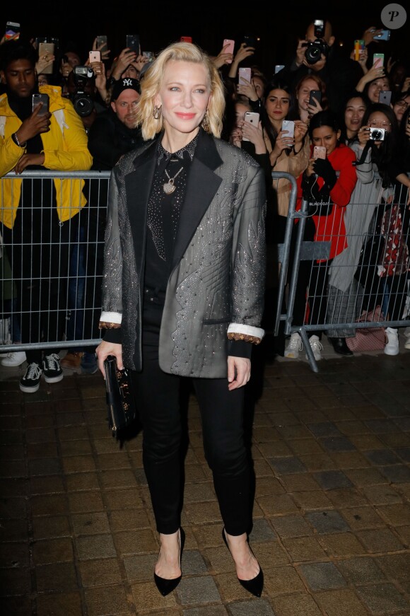 Cate Blanchett - Arrivées au défilé de mode prêt-à-porter printemps-été 2019 "Louis Vuitton" à Paris. Le 2 octobre 2018 © Veeren-CVS / Bestimage