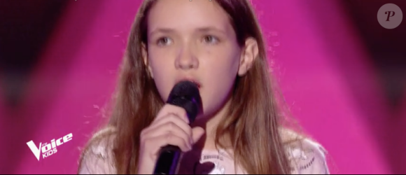 Louna dans The VoiceKids 5 sur TF1, le 26 octobre 2018.