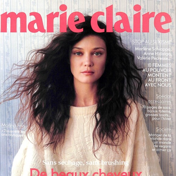 Couverture de Marie Claire, numéro de novembre 2018.