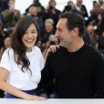 Mélanie Doutey et Gilles Lellouche - Photocall du film "Le grand bain" au 71ème Festival International du Film de Cannes, le 13 mai 2018. © Borde / Jacovides / Moreau / Bestimage