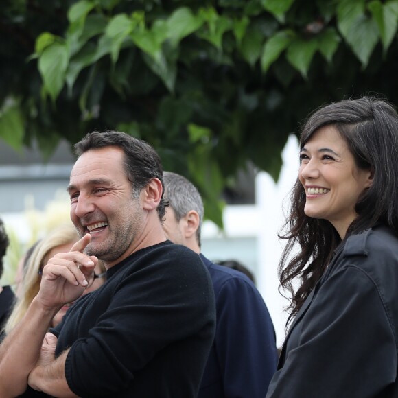 Gilles Lellouche, Mélanie Doutey - Photocall du film "Le grand bain" au 71ème Festival International du Film de Cannes, le 13 mai 2018. © Borde / Jacovides / Moreau / Bestimage
