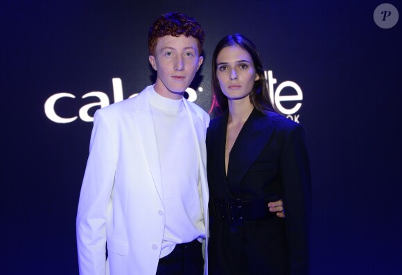 Jimmy (Lauréat du concours 2018) et Margaux (lauréate du concours Elite 2018) - Finale du concours Elite Model Book 2018 à Paris, France, le 4 octobre 2018. © Veeren/Bestimage