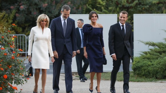 Brigitte Macron et Letizia d'Espagne : Chic et modernes au Grand Palais