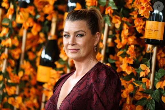Ellen Pompeo à la 9ème édition du "Veuve Clicquot Polo Classic" au Will Roger State Historic Park à Los Angeles, le 6 octobre 2018.