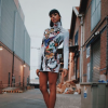 Shy'm, sa tenue du 2e prime de DALS9 sur TF1, le 7 octobre 2018.