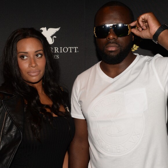 Maître Gims et sa femme DemDem - People au VIP ROOM à Cannes le 14 mai 2016 lors du 69 ème Festival International du Film de Cannes le 14 mai 2016.