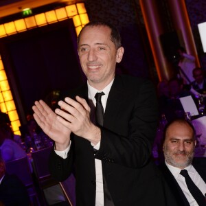 Exclusif - Gad Elmaleh - Dîner de gala et vente aux enchère pour l'association "Sauveteurs sans frontières" ("Qui sauve une vie sauve l'humanité") à l'hôtel du collectionneur à Paris, France, le 13 février 2018.  © Rachid Bellak/Bestimage