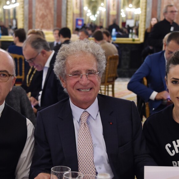 Semi-Exclusif - Bernard Cazeneuve, Laurent Dassault et Capucine Anav - Déjeuner China Business Club à l'Hôtel InterContinental à Paris. Le 8 octobre 2018 © Giancarlo Gorassini / Bestimage