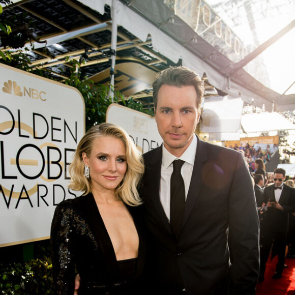 Kristen Bell et son mari Dax Shepard - La 74ème cérémonie annuelle des Golden Globe Awards à Beverly Hills, le 8 janvier 2017. © Hfpa/AdMedia/Zuma Press/Bestimage