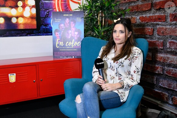 Exclusif - Capucine Anav dans les locaux de Webedia pour une interview pour Purepeople.com à Levallois-Perret le 10 octobre 2018.