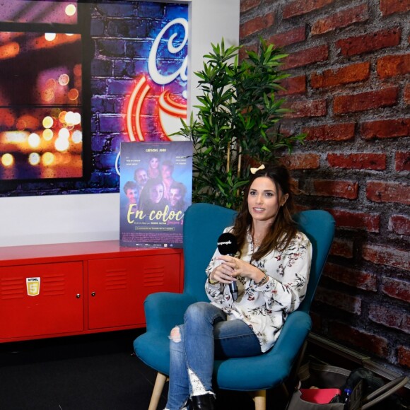 Exclusif - Capucine Anav dans les locaux de Webedia pour une interview pour Purepeople.com à Levallois-Perret le 10 octobre 2018.