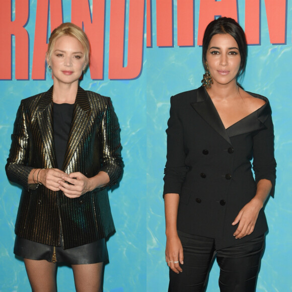 Virginie Efira et Leïla Bekhti - Avant-première du film "Le Grand Bain" au cinéma Le grand Rex à Paris, le 14 octobre 2018. © Coadic Guirec/Bestimage