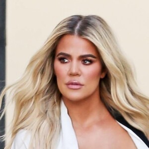 Exclusif - Khloé Kardashian à la sortie d'un studio d'enregistrement à Los Angeles, le 2 octobre 2018