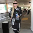 Exclusif - Khloé Kardashian à l'aéroport de LAX à Los Angeles le 11 octobre 2018