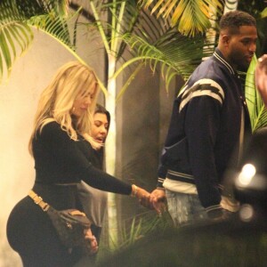 Khloé Kardashian et Tristan Thompson à Los Angeles le 21 septembre 2018