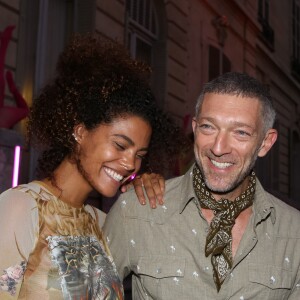 Mariage - Vincent Cassel et Tina Kunakey se sont mariés - Tina Kunakey et son compagnon Vincent Cassel à la soirée Jean-Paul Gaultier "Scandal Discothèque" Party organisée à la Fondation Dosne-Thiers à Paris, le 4 juillet 2018. © Denis Guignebourg/Bestimage