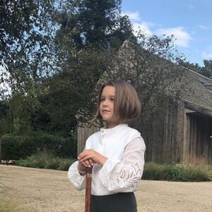 Harper Beckham. Août 2018.