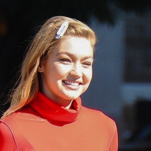 Exclusif - Gigi Hadid en pleine séance photo à New York, le 17 octobre 2018.
