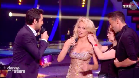 Pamela Anderson dans "Danse avec les stars 9" sur TF1, le 29 septembre 2018.
