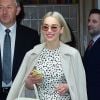 Emilia Clarke, en promotion pour "Solo : a star wars story", arrive à l'émission Good Morning America à New York le 23 mai 2018.