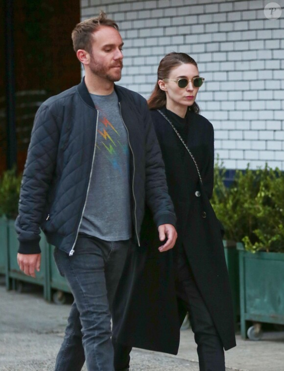 Rooney Mara et Charlie McDowell à New York, le 5 octobre 2015