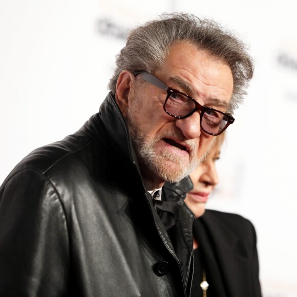 Eddy Mitchell et sa femme Muriel Bailleul - Photocall lors de la 43ème cérémonie des Cesar à la salle Pleyel à Paris, le 2 mars 2018. © Dominique Jacovides - Olivier Borde / Bestimage