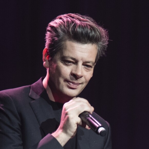 Benjamin Biolay et Sandrine Kiberlain - Concert du 13ème Gala 2018 de l'Association pour la Recherche sur Alzheimer à la salle Pleyel à Paris le 12 février 2018. L'intégralité des bénéfices de cette soirée servira à financer la recherche sur la maladie d'Alzheimer. © Coadic Guirec-Pierre Perusseau/Bestimage