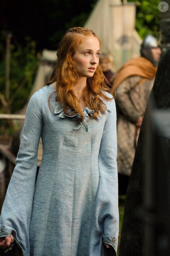 Sophie Turner est Sansa Stark dans la série Game of Thrones. Novembre 2011.