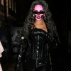 Rihanna arrive au club Laylow pour fêter Halloween. Londres, le 31 octobre 2018.