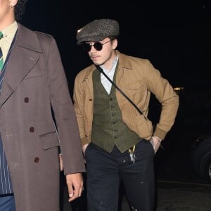 Brooklyn Beckham arrive à la soirée Halloween au LAYLOW à Londres, le 31 octobre 2018.