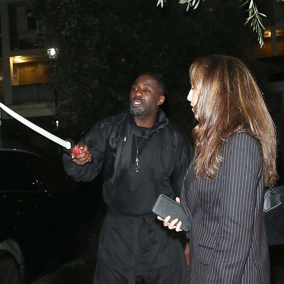 Idris Elba arrive à la soirée Halloween au LAYLOW à Londres, le 31 octobre 2018.