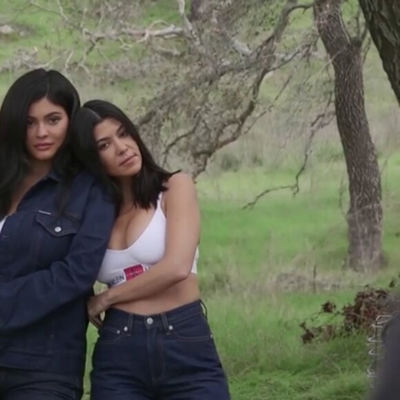 La famille Kardashian/Jenner pose pour la nouvelle collection de sous-vêtements Calvin Klein, le 27 aout 2018.