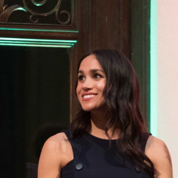 Meghan Markle, duchesse de Sussex (enceinte), le prince Harry, duc de Sussex lors d'une réception au War Memorial Museum à Auckland, Nouvelle Zélande le 30 octobre 2018.