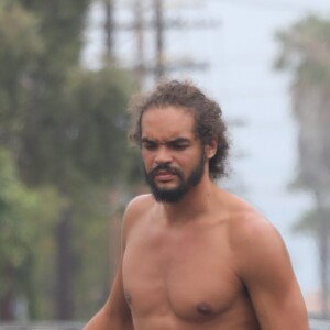 Exclusif - Joakim Noah à Venice beach, le 29 juin 2017.