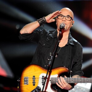 Exclusif - Pascal Obispo - Emission "Un soir en direct avec Patrick Bruel" au Palais des Sports en l'honneur du chanteur pour ses 35 ans de carrière sur France 2, le 3 novembre 2018. © Perusseau-Gaffiot/Bestimage