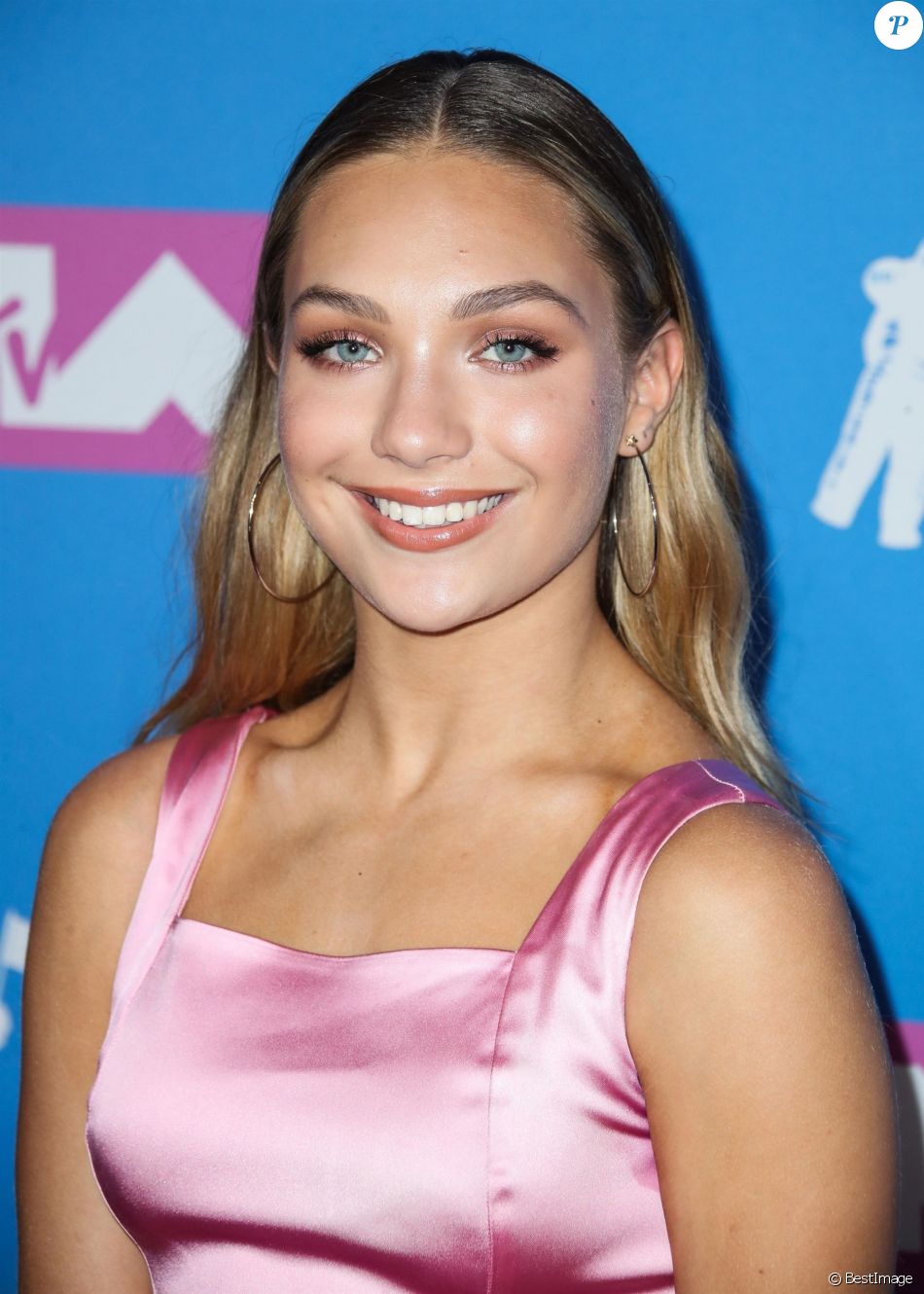 Maddie Ziegler lors du photocall de la cérémonie des MTV Video Music