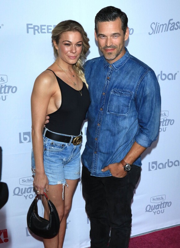 LeAnn Rimes et son mari Eddie Cibrian - Soirée "Summer Kick-Off Party" du magazine OK! à Hollywood, le 17 mai 2017.