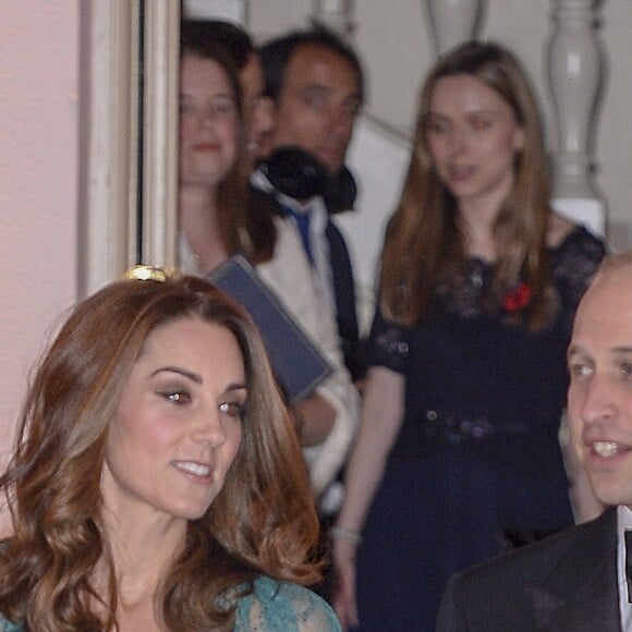 Le prince William, duc de Cambridge, et Catherine (Kate) Middleton, duchesse de Cambridge, à la soirée des "Tusk Conservation Awards" à la Banqueting House à Londres, le 8 novembre 2018.