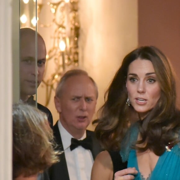 Le prince William, duc de Cambridge, et Catherine (Kate) Middleton, duchesse de Cambridge, à la soirée des "Tusk Conservation Awards" à la Banqueting House à Londres, le 8 novembre 2018.