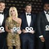 Orlando Bloom, Donatella Versace, Patrick Dempsey, Jason Derulo à la soirée des "GQ Men Awards 2018" à Berlin, le 8 novembre 2018.