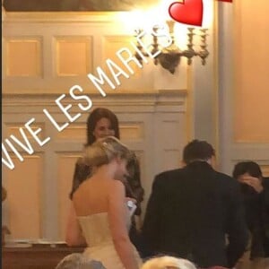 Mariage de Benoît Magimel et Margot, à Paris, le 10 novembre 2018