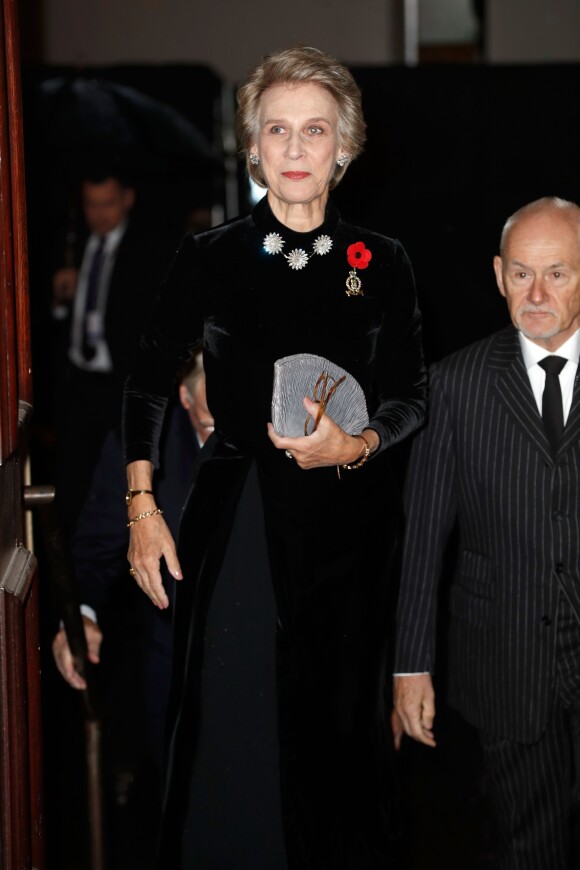 Birgitte van Deurs, duchesse de Gloucester - La famille royale d'Angleterre au Royal Albert Hall pour le concert commémoratif "Royal British Legion Festival of Remembrance" à Londres. Le 10 novembre 2018