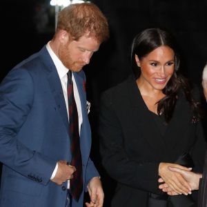 Meghan Markle (enceinte), duchesse de Sussex et le prince Harry, duc de Sussex - La famille royale d'Angleterre au Royal Albert Hall pour le concert commémoratif "Royal British Legion Festival of Remembrance" à Londres. Le 10 novembre 2018