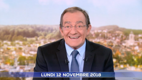 Jean-Pierre Pernaut de retour dans le JT de TF1, le 12 novembre 2018.