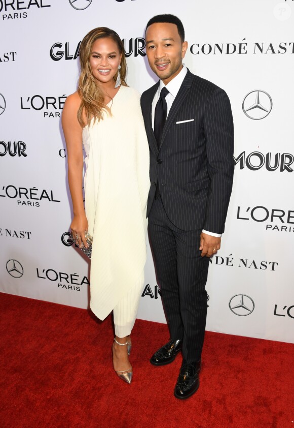 Chrissy Teigen, John Legend - Soirée des 2018 Glamour Women Of the Year Awards: Women Rise aux studios Spring à New York City, le 12 novembre 2018.