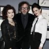 Tim Burton, Helena Bonham Carter et Eva Green à la Cinémathèque de Paris, le 4 mars 2012.