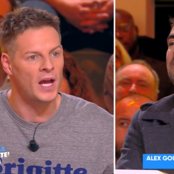 Alex Goude et Matthieu Delormeau s'expliquent en direct dans "Touche pas à mon poste" (C8) mardi 13 novembre 2018.