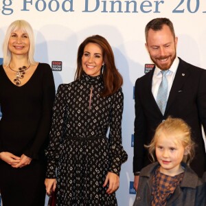La princesse Marie de Danemark le 13 novembre 2018 lors d'un dîner anti-gaspillage alimentaire à l'ambassade des Pays-Bas au Danemark, à Copenhague.