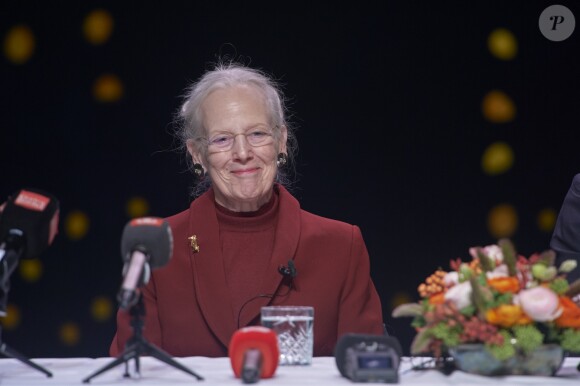 La reine Margrethe II de Danemark à Copenhague le 14 novembre 2018 lors de la présentation d'un nouveau ballet adapté de La Reine des neiges d'Andersen.
